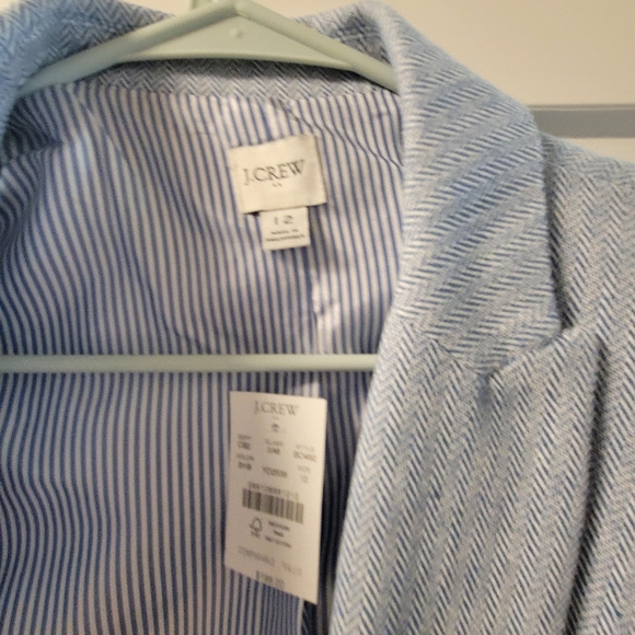 J Crew Herringbone one button blazer - Picture 5 of 5
